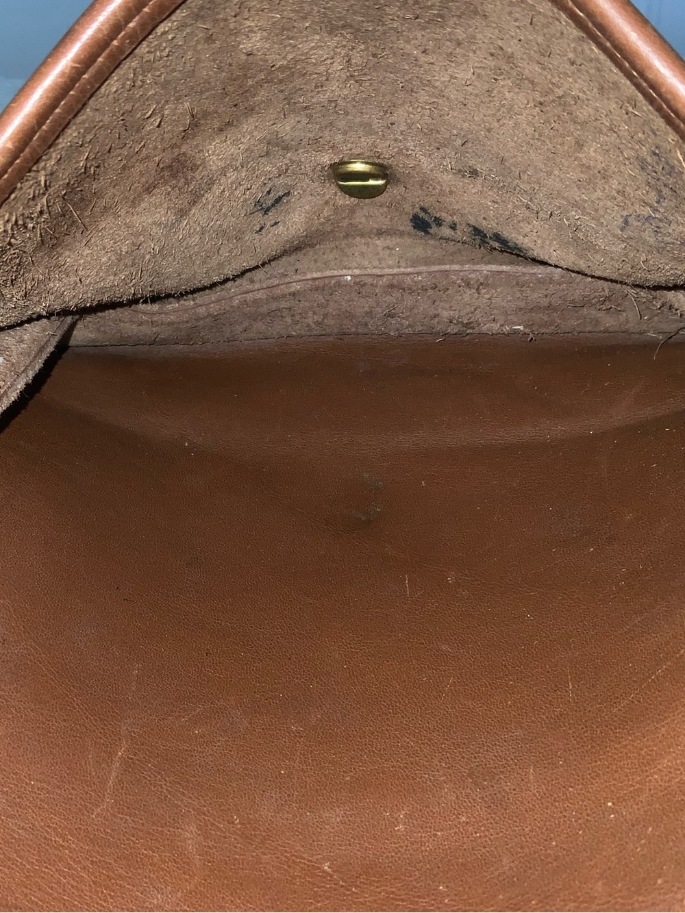 Coach Vintage Station Bag British Tan leather glove brass turnlock closure - Picture 7 of 12
